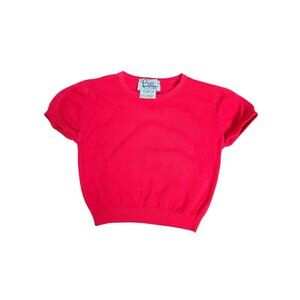 Vintage Lilly Pulitzer Girls 2T Red Shirt Cotton